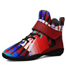 Load image into Gallery viewer, Northwest Ribbonwork Bustles Ipottaa Basketball / Sport High Top Shoes 49 Dzine 
