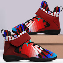 Load image into Gallery viewer, Northwest Ribbonwork Bustles Ipottaa Basketball / Sport High Top Shoes 49 Dzine 
