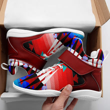 Load image into Gallery viewer, Northwest Ribbonwork Bustles Ipottaa Basketball / Sport High Top Shoes 49 Dzine 
