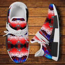 Load image into Gallery viewer, Northwest Ribbonwork Bustles Okaki Sneakers Shoes 49 Dzine 
