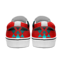 Load image into Gallery viewer, Northwest Ribbonwork Bustles Otoyimm Canvas Slip On Shoes 49 Dzine 
