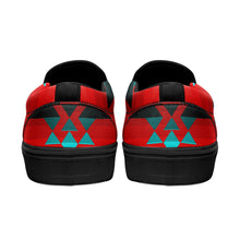 Load image into Gallery viewer, Northwest Ribbonwork Bustles Otoyimm Canvas Slip On Shoes 49 Dzine 
