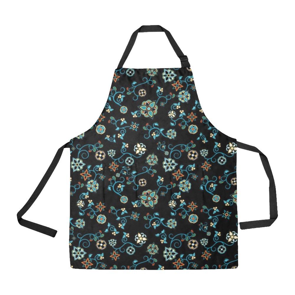 Ocean Bloom All Over Print Apron All Over Print Apron e-joyer 