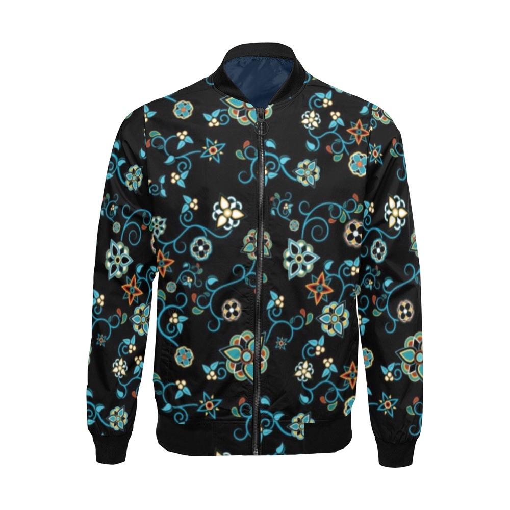 Ocean Bloom All Over Print Bomber Jacket for Men (Model H19) Jacket e-joyer 