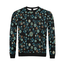 Load image into Gallery viewer, Ocean Bloom All Over Print Crewneck Sweatshirt for Men (Model H18) shirt e-joyer 
