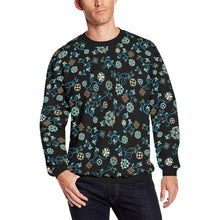 Load image into Gallery viewer, Ocean Bloom All Over Print Crewneck Sweatshirt for Men (Model H18) shirt e-joyer 
