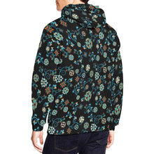 Load image into Gallery viewer, Ocean Bloom All Over Print Hoodie for Men (USA Size) (Model H13) All Over Print Hoodie for Men (H13) e-joyer 
