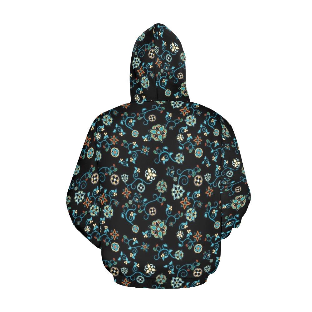 Ocean Bloom All Over Print Hoodie for Men (USA Size) (Model H13) All Over Print Hoodie for Men (H13) e-joyer 
