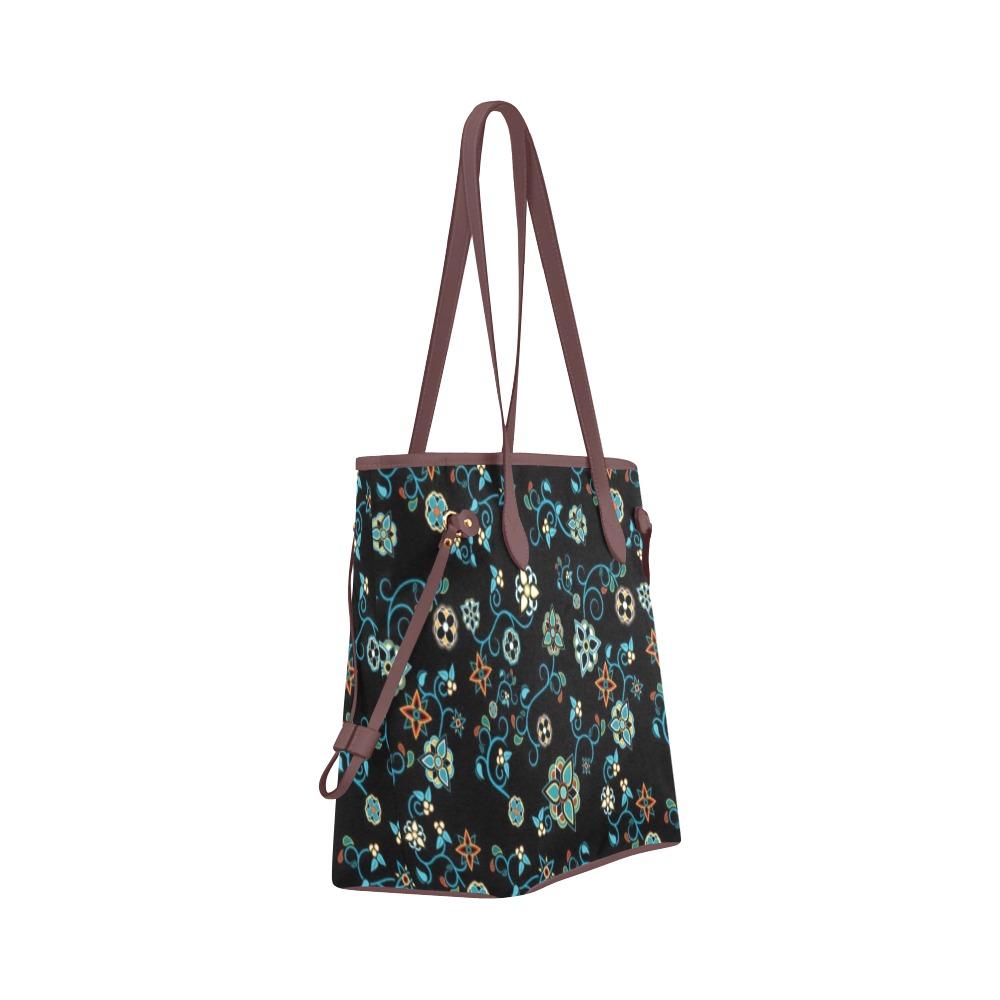 Ocean Bloom Clover Canvas Tote Bag (Model 1661) Clover Canvas Tote Bag (1661) e-joyer 