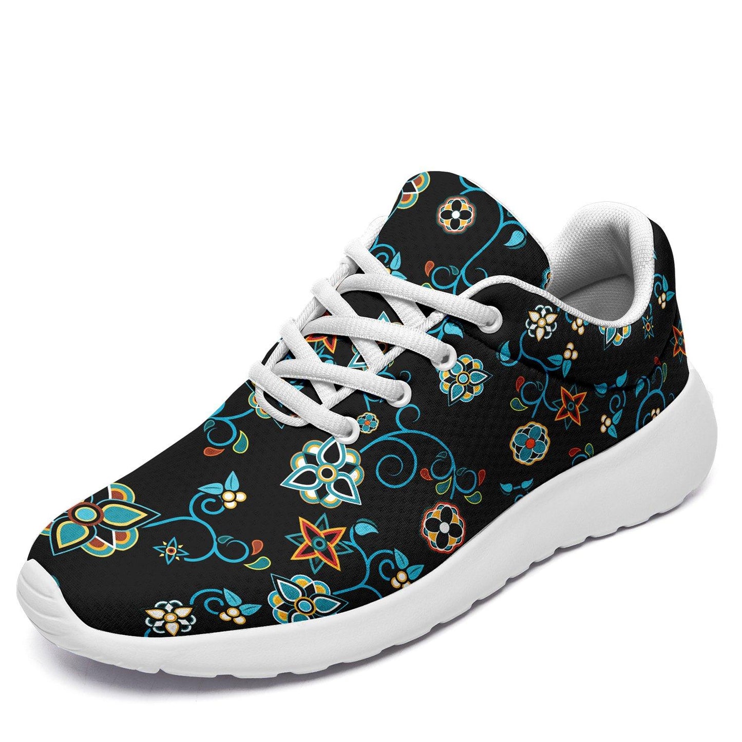 Ocean Bloom Ikkaayi Sport Sneakers ikkaayi Herman US Women 4.5 / US Youth 3.5 / EUR 35 White Sole 