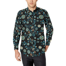 Load image into Gallery viewer, Ocean Bloom Men&#39;s All Over Print Casual Dress Shirt (Model T61) Men&#39;s Dress Shirt (T61) e-joyer 
