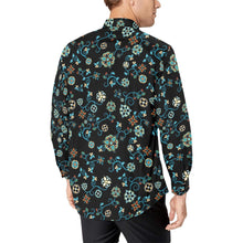 Load image into Gallery viewer, Ocean Bloom Men&#39;s All Over Print Casual Dress Shirt (Model T61) Men&#39;s Dress Shirt (T61) e-joyer 
