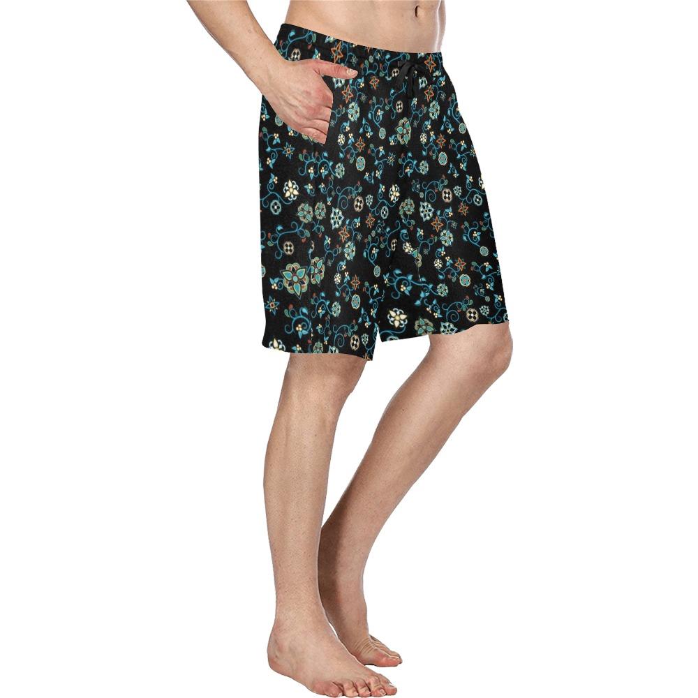 Ocean Bloom Men's All Over Print Casual Shorts (Model L23) Men's Casual Shorts (L23) e-joyer 