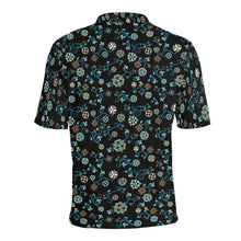 Load image into Gallery viewer, Ocean Bloom Men&#39;s All Over Print Polo Shirt (Model T55) Men&#39;s Polo Shirt (Model T55) e-joyer 
