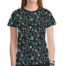 Load image into Gallery viewer, Ocean Bloom New All Over Print T-shirt for Women (Model T45) tshirt e-joyer 
