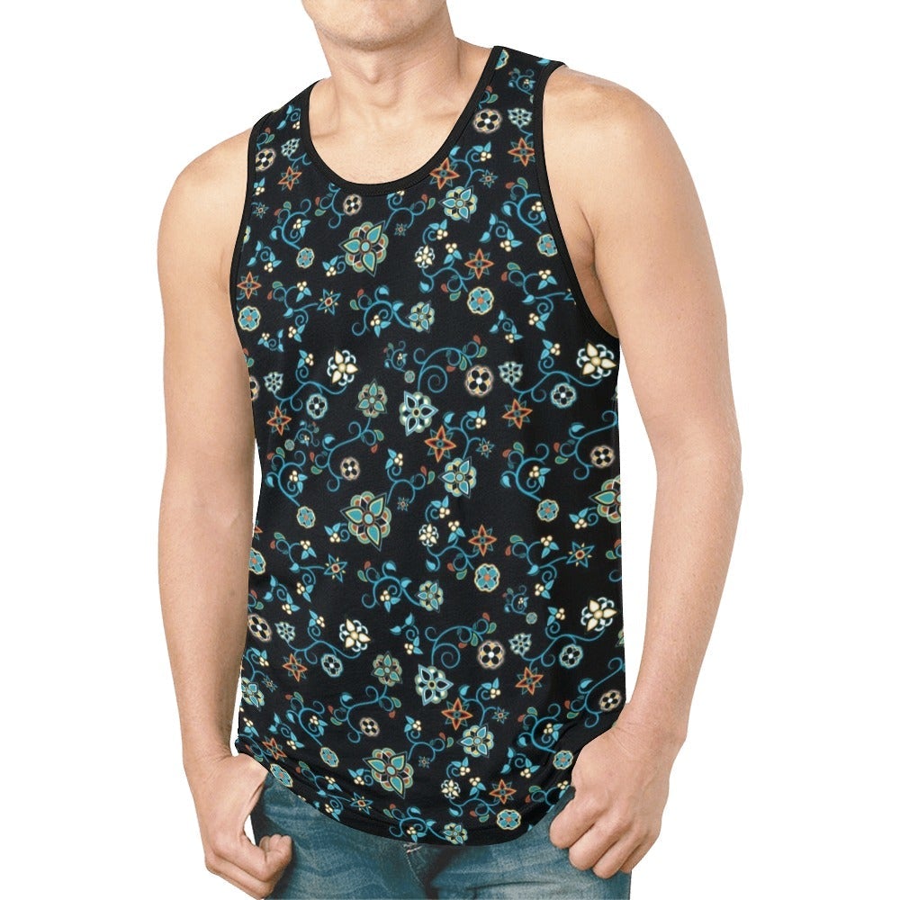 Ocean Bloom New All Over Print Tank Top for Men (Model T46) New All Over Print Tank Top for Men (T46) e-joyer 