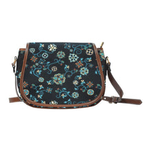 Load image into Gallery viewer, Ocean Bloom Saddle Bag/Large (Model 1649) Saddle Bag/Large e-joyer 
