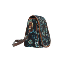 Load image into Gallery viewer, Ocean Bloom Saddle Bag/Large (Model 1649) Saddle Bag/Large e-joyer 
