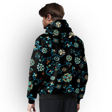 Load image into Gallery viewer, Ocean Bloom Sherpa Hoodie hoodie Herman 
