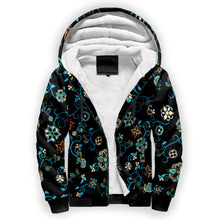 Load image into Gallery viewer, Ocean Bloom Sherpa Hoodie hoodie Herman 
