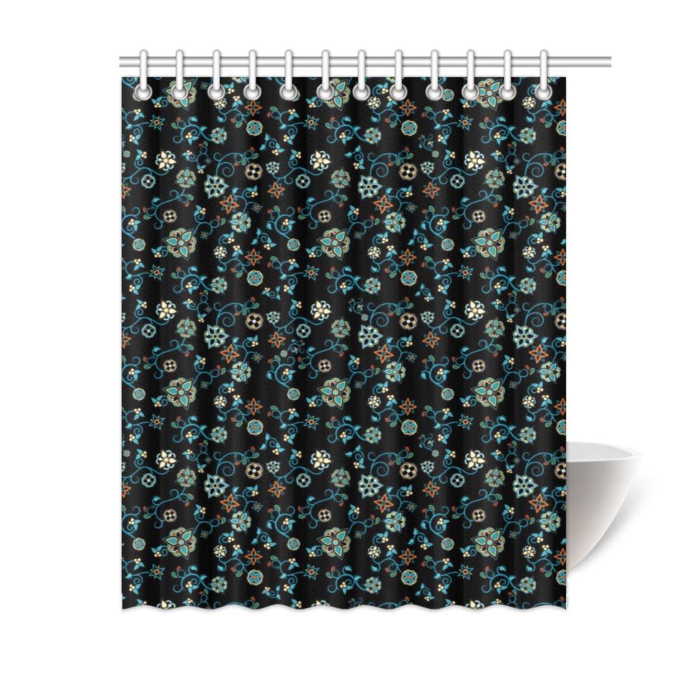 Ocean Bloom Shower Curtain 60"x72" Shower Curtain 60"x72" e-joyer 