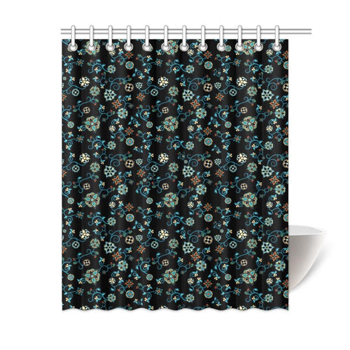 Ocean Bloom Shower Curtain 60