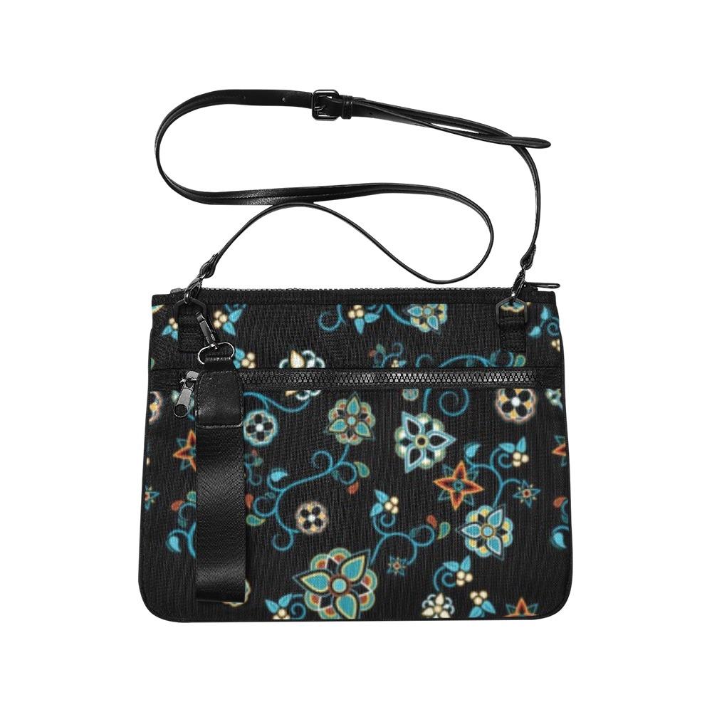 Ocean Bloom Slim Clutch Bag (Model 1668) Slim Clutch Bags (1668) e-joyer 