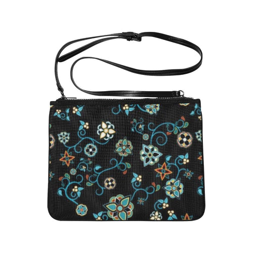 Ocean Bloom Slim Clutch Bag (Model 1668) Slim Clutch Bags (1668) e-joyer 