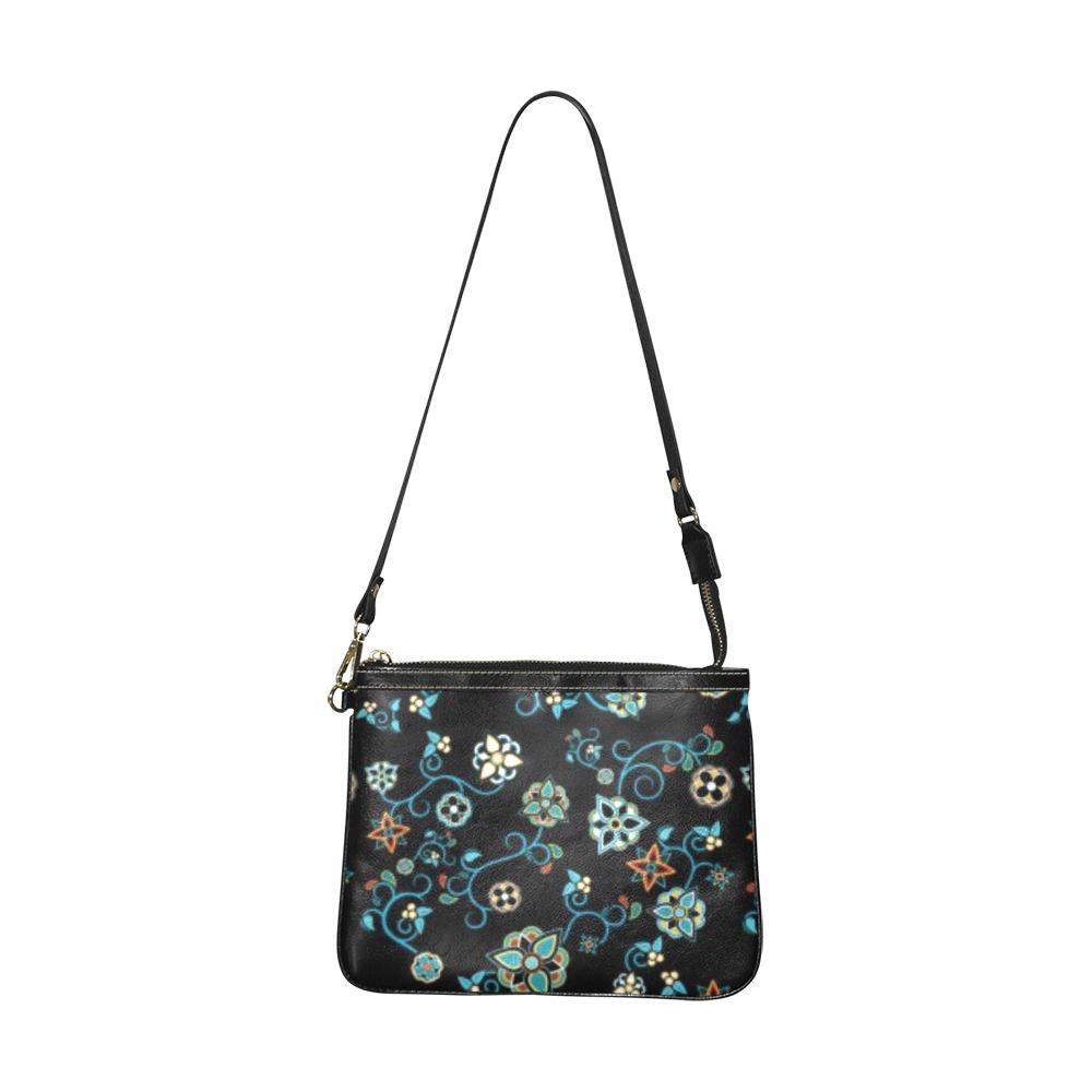 Ocean Bloom Small Shoulder Bag (Model 1710) Small Shoulder Bag (1710) e-joyer 