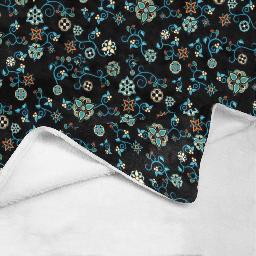 Ocean Bloom Ultra-Soft Micro Fleece Blanket 40"x50" Ultra-Soft Blanket 40''x50'' e-joyer 