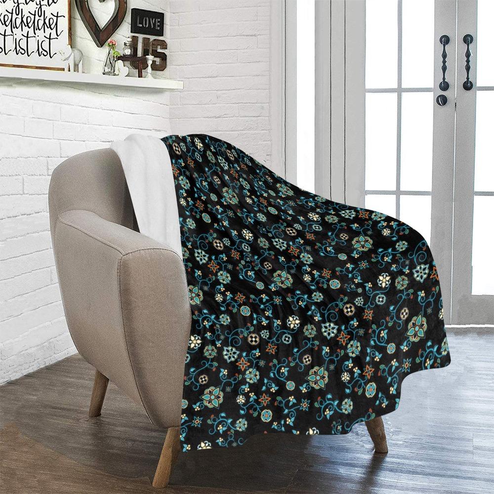 Ocean Bloom Ultra-Soft Micro Fleece Blanket 40"x50" Ultra-Soft Blanket 40''x50'' e-joyer 