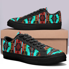 Load image into Gallery viewer, Okotoks Arrow Aapisi Low Top Canvas Shoes Black Sole 49 Dzine 
