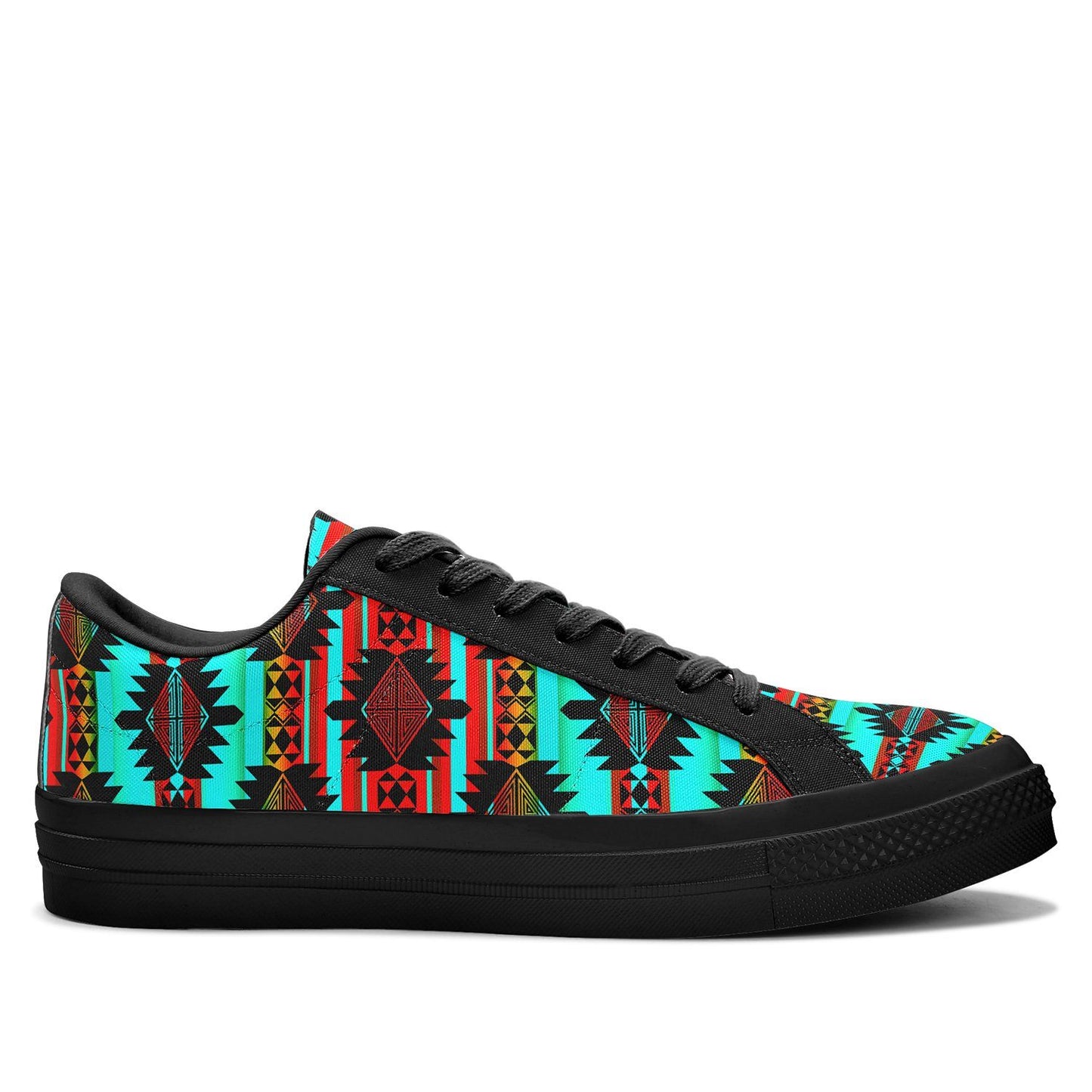 Okotoks Arrow Aapisi Low Top Canvas Shoes Black Sole 49 Dzine 