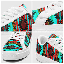 Load image into Gallery viewer, Okotoks Arrow Aapisi Low Top Canvas Shoes White Sole 49 Dzine 
