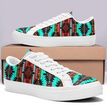 Load image into Gallery viewer, Okotoks Arrow Aapisi Low Top Canvas Shoes White Sole 49 Dzine 
