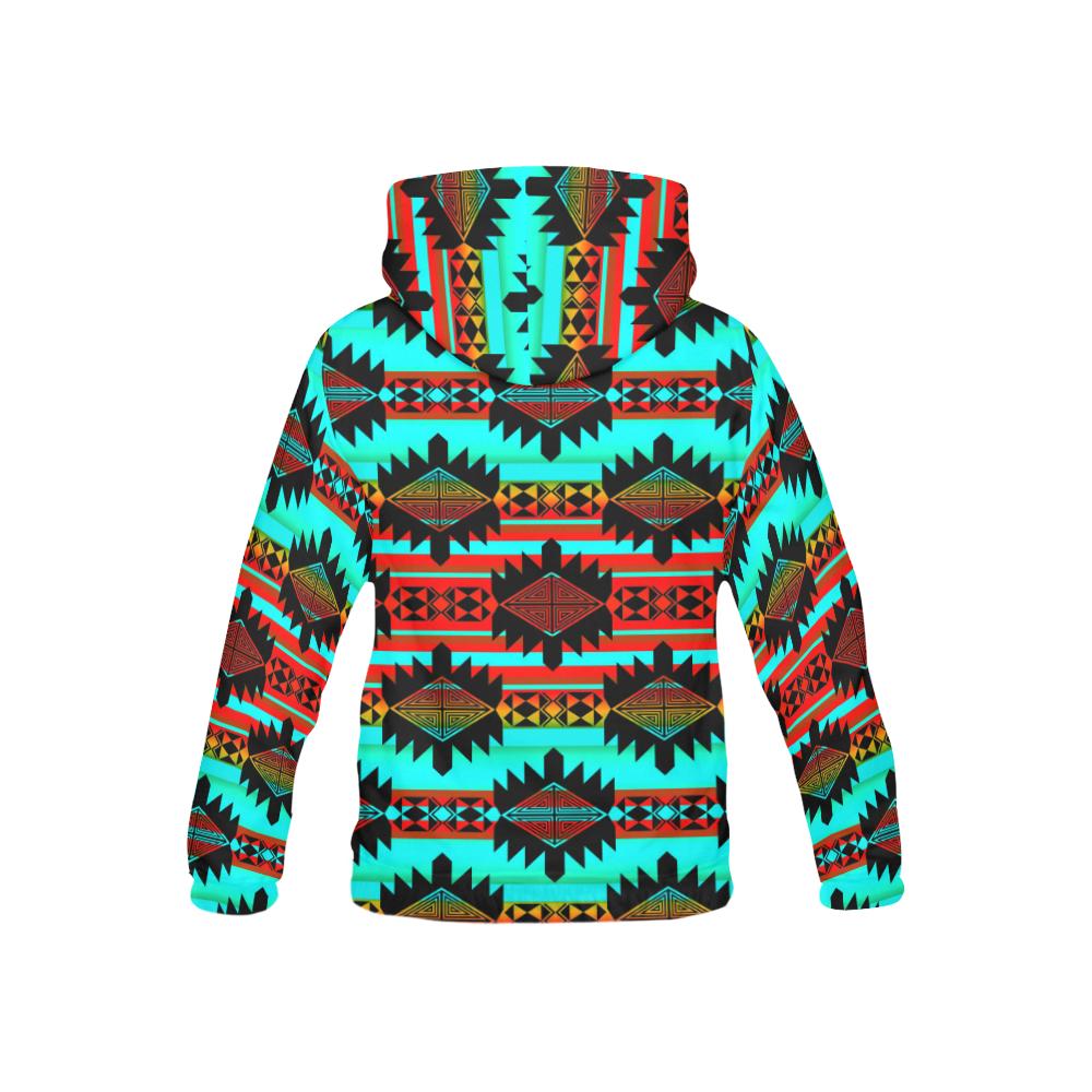 Okotoks Arrow All Over Print Hoodie for Kid (USA Size) (Model H13) All Over Print Hoodie for Kid (H13) e-joyer 