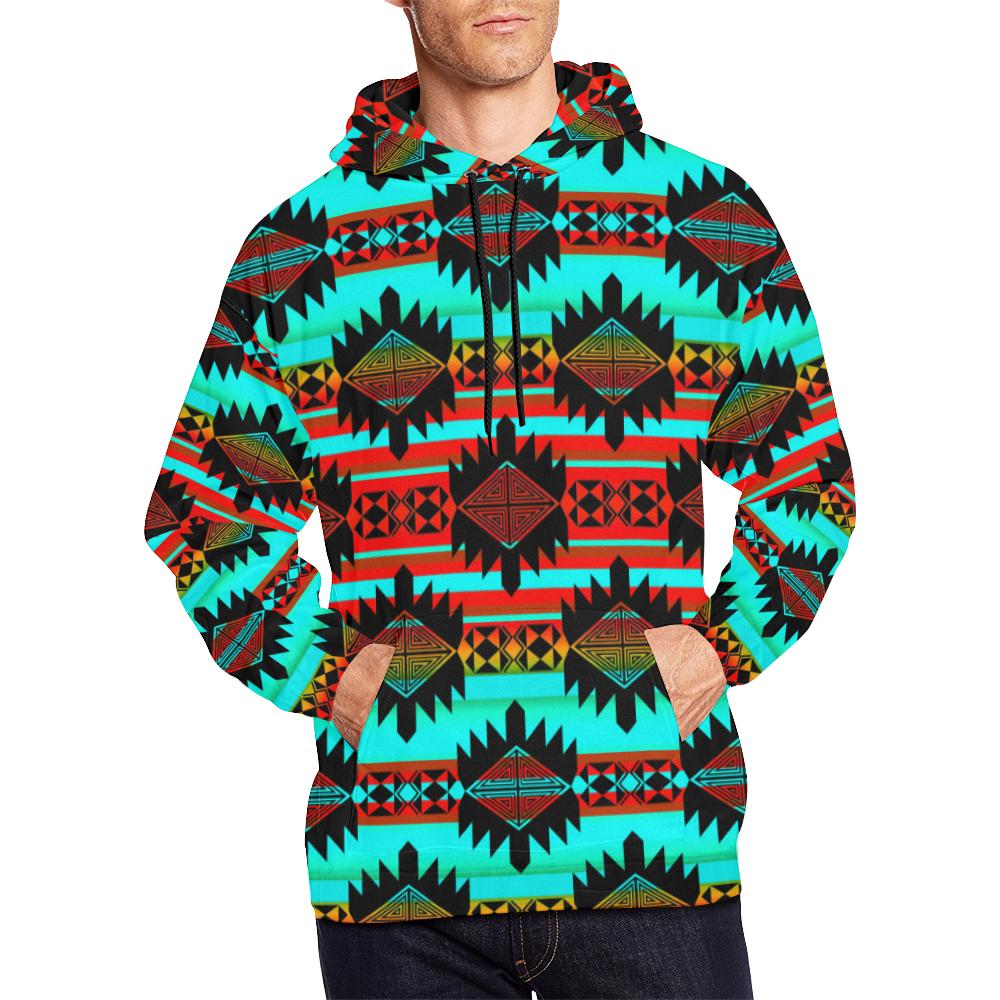 Okotoks Arrow All Over Print Hoodie for Men (USA Size) (Model H13) All Over Print Hoodie for Men (H13) e-joyer 