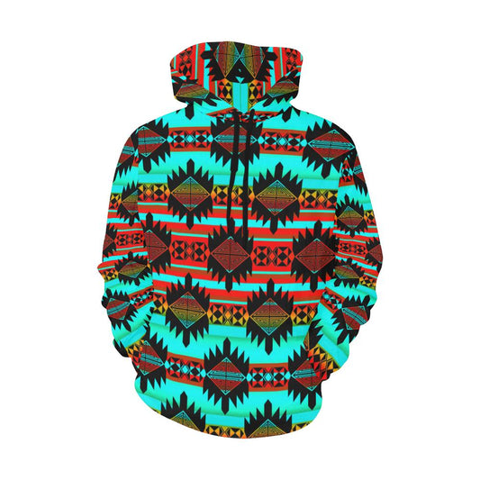 Okotoks Arrow All Over Print Hoodie for Men (USA Size) (Model H13) All Over Print Hoodie for Men (H13) e-joyer 