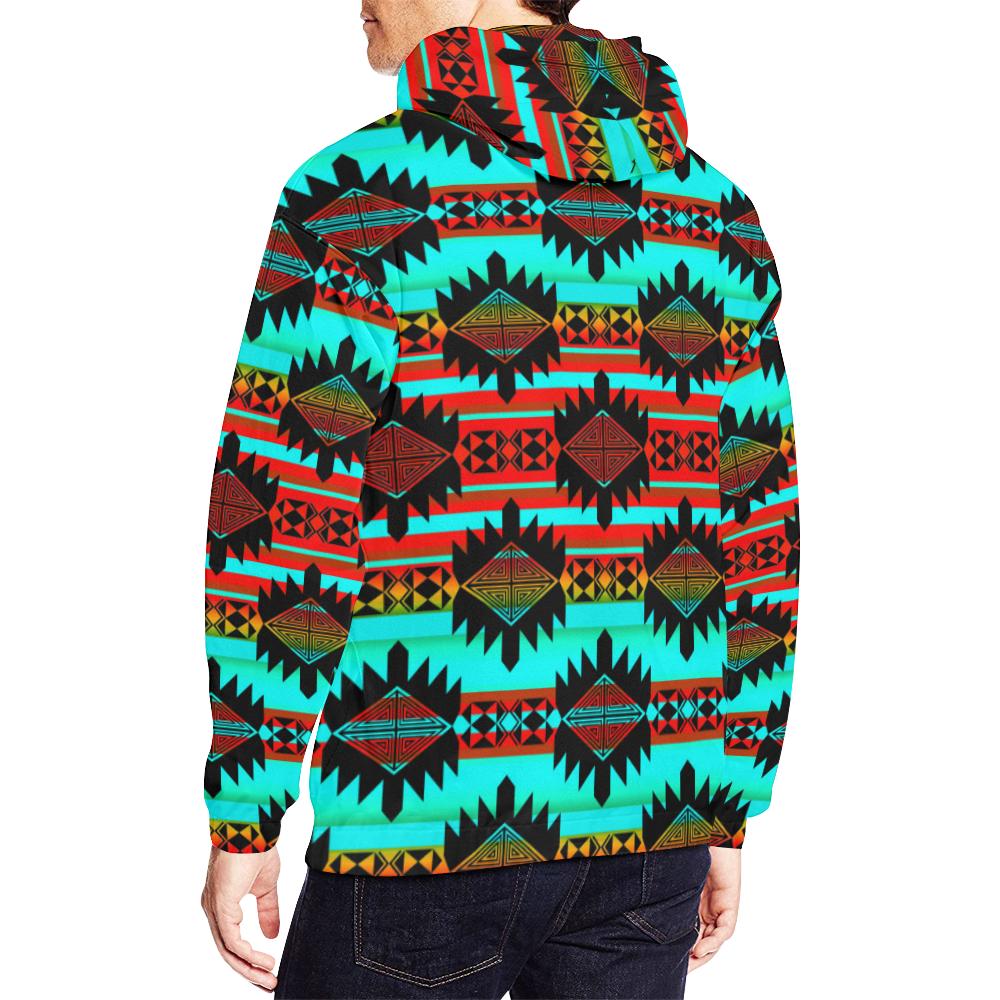 Okotoks Arrow All Over Print Hoodie for Men (USA Size) (Model H13) All Over Print Hoodie for Men (H13) e-joyer 