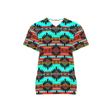 Load image into Gallery viewer, Okotoks Arrow All Over Print Scrub Top Scrub Top e-joyer 
