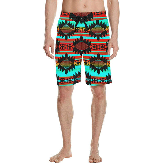 Okotoks Arrow Men's All Over Print Casual Shorts (Model L23) Men's Casual Shorts (L23) e-joyer 