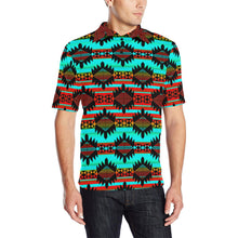 Load image into Gallery viewer, Okotoks Arrow Men&#39;s All Over Print Polo Shirt (Model T55) Men&#39;s Polo Shirt (Model T55) e-joyer 
