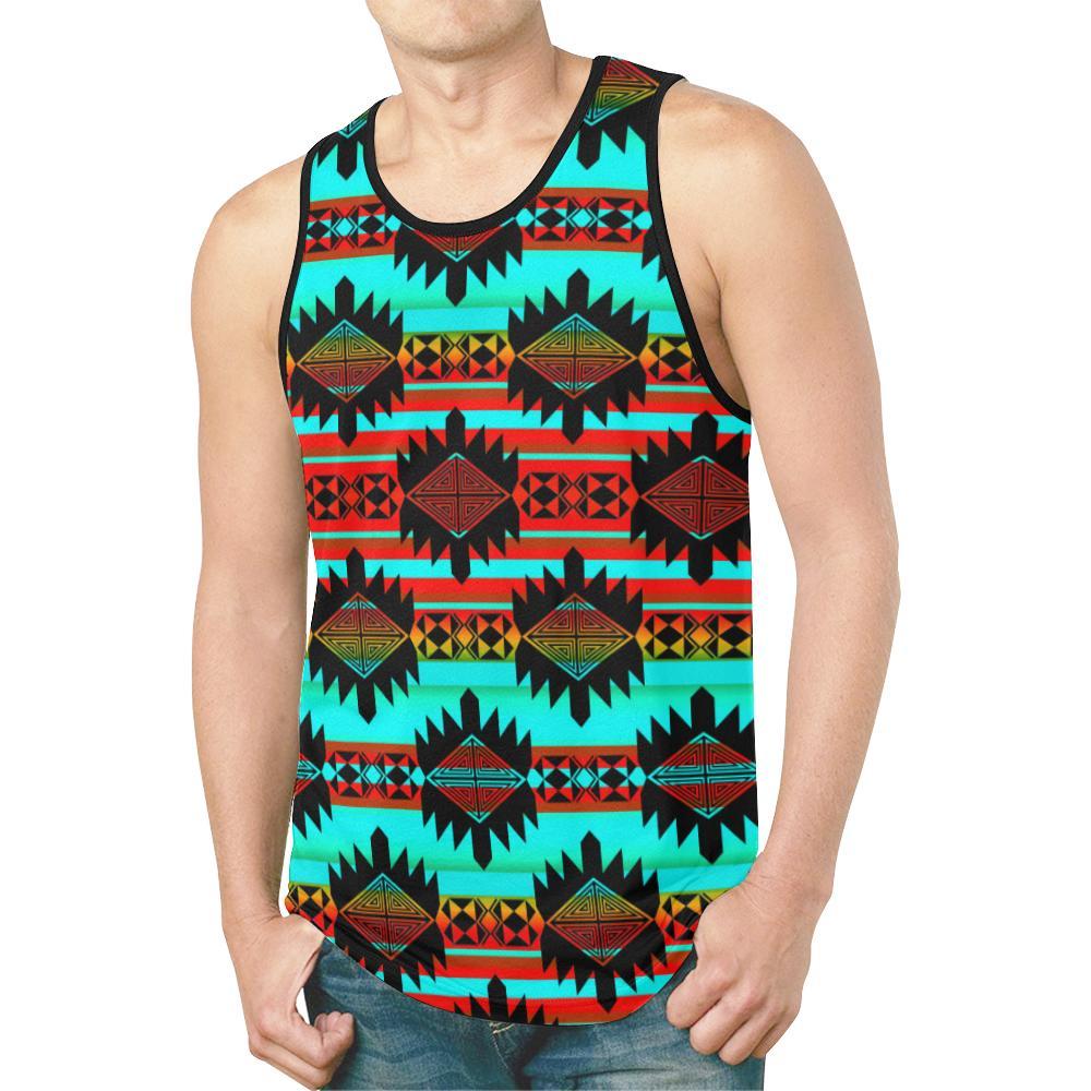 Okotoks Arrow New All Over Print Tank Top for Men (Model T46) New All Over Print Tank Top for Men (T46) e-joyer 