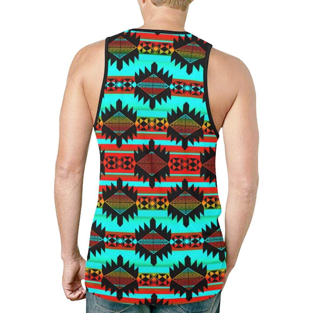 Okotoks Arrow New All Over Print Tank Top for Men (Model T46) New All Over Print Tank Top for Men (T46) e-joyer 