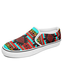 Load image into Gallery viewer, Okotoks Arrow Otoyimm Kid&#39;s Canvas Slip On Shoes 49 Dzine US Youth 1 / EUR 32 White Sole 
