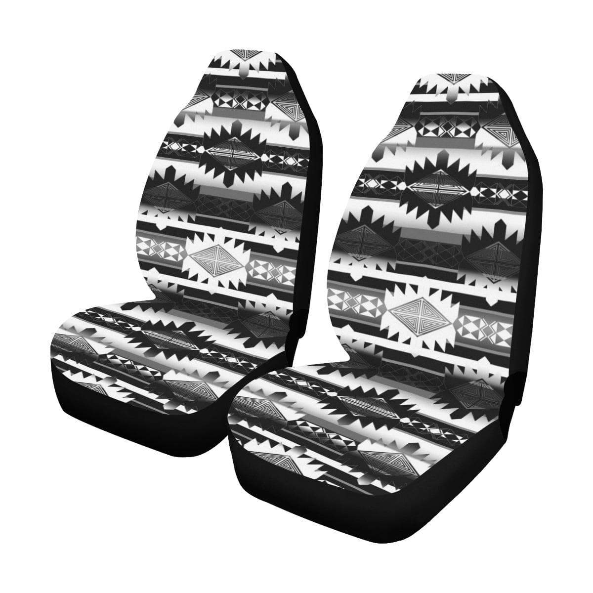 Okotoks Black and White Car Seat Covers (Set of 2) Car Seat Covers e-joyer 