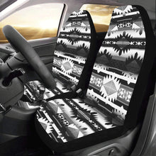 Load image into Gallery viewer, Okotoks Black and White Car Seat Covers (Set of 2) Car Seat Covers e-joyer 
