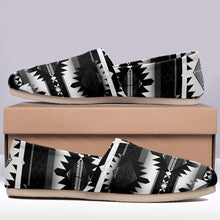 Load image into Gallery viewer, Okotoks Black and White Casual Unisex Slip On Shoe Herman 
