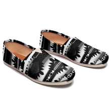 Load image into Gallery viewer, Okotoks Black and White Casual Unisex Slip On Shoe Herman 
