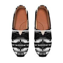 Load image into Gallery viewer, Okotoks Black and White Casual Unisex Slip On Shoe Herman 
